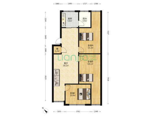 昌明路29号 3室1厅0卫 103平方