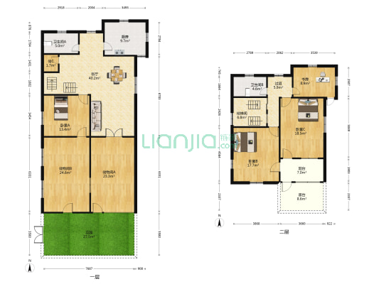 海树桦 4室1厅2卫 153平方