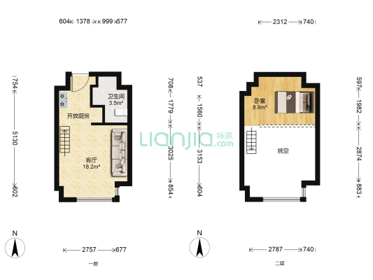 中南世纪雅苑 1室1厅1卫 39平方