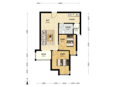 天伦湾一期全天采光 中间楼层  户型方正-涿州天伦湾一期户型图