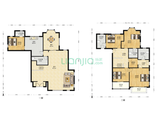 佳邸别墅 5室2厅5卫 306平方