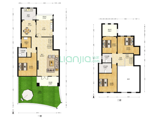 置信巴厘岛B区别墅 4室2厅3卫 212平方