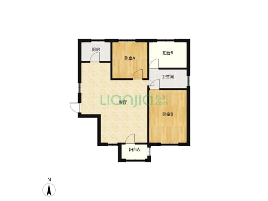 泰和园，经典3居室，好楼层，能贷款-户型图