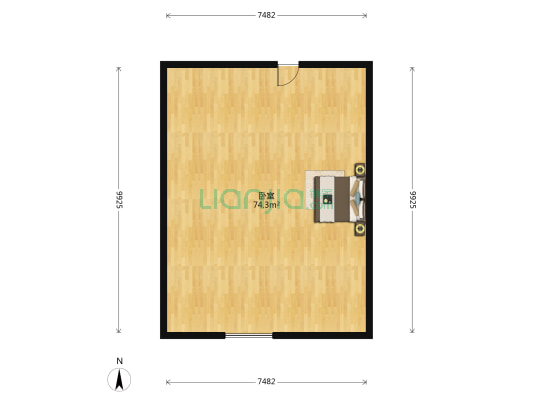 富春峰景 1室0厅0卫 182平方