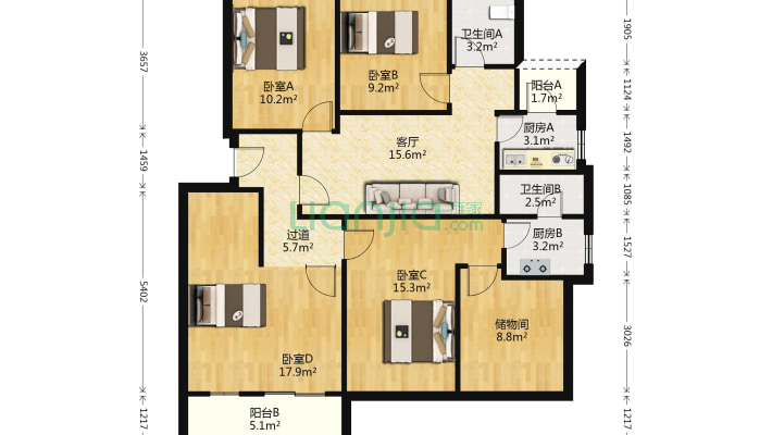 三洲田新村二手房实景图