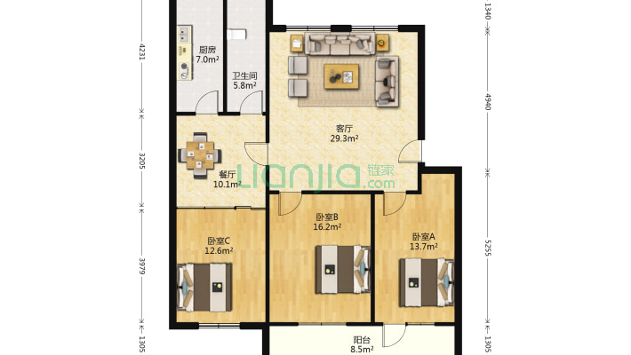 法院家属楼二手房实景图
