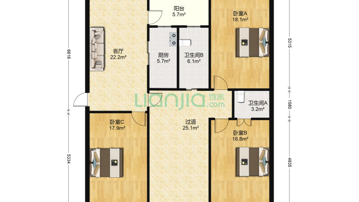 锦城小区二手房实景图
