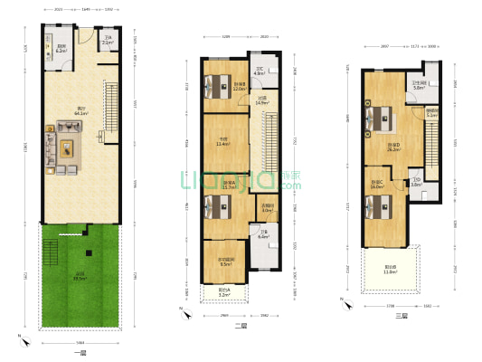 原乡 6室1厅5卫 245平方