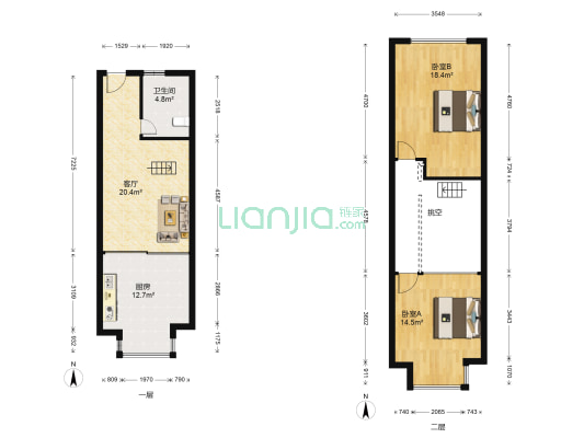 永和佳苑北区 2室1厅1卫 56平方