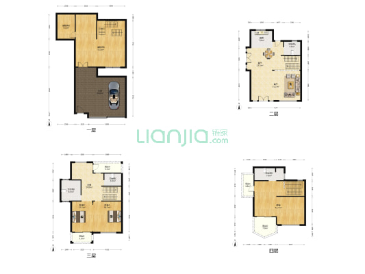 龙山望府 2室2厅4卫 340平方