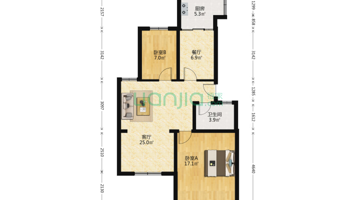 药材公司家属楼二手房实景图