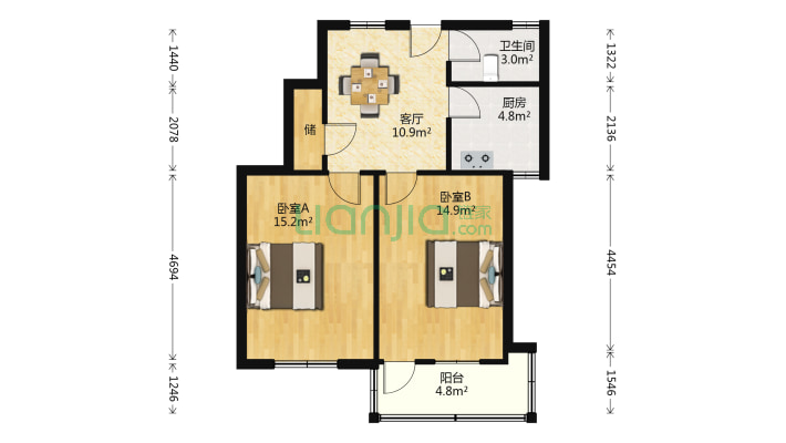 迎徳路二手房实景图