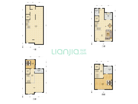 三湘海尚云邸 2室1厅3卫 289平方