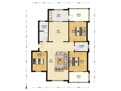 金地小区，南北通透三居，满五，简装，看房方便-涿州金地小区户型图