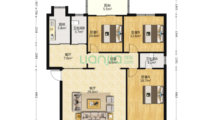 胜利路94号二手房实景图
