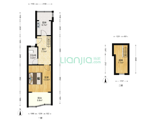 康业里 1室1厅1卫 42平方