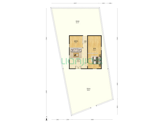 五星村住宅小区 1室1厅0卫 100平方