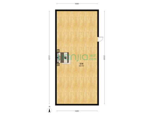 盲人福乐家园 1室0厅0卫 59平方