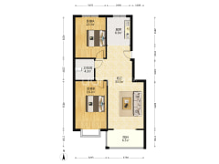 军怡家园南北大两居电梯洋房小区安静-涿州军怡家园户型图