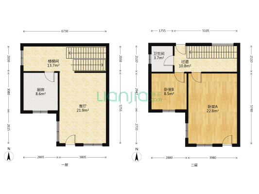 芙蓉度假村 2室1厅1卫 342平方