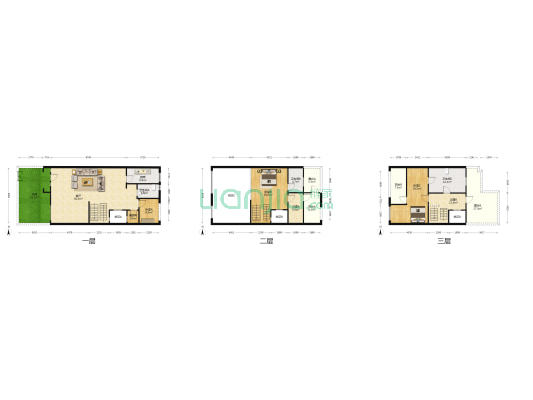 望江府白鹭岸 3室1厅3卫 295平方