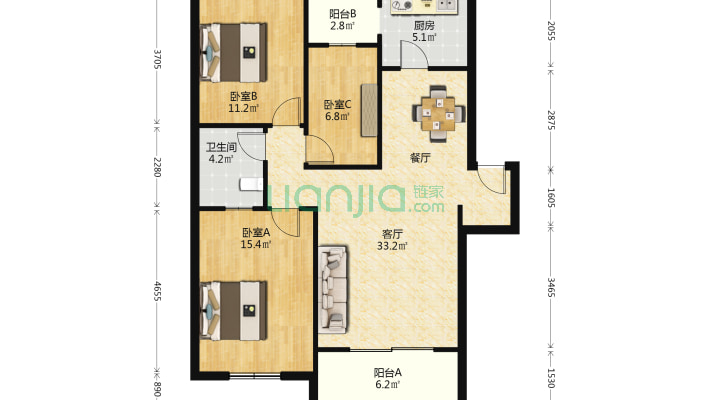 绿地泾南公寓二手房实景图