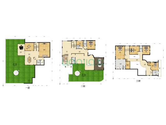麓山国际橡树坡 6室3厅7卫 536平方