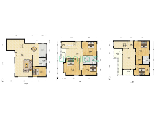 古鹤自建房 6室1厅4卫 289平方