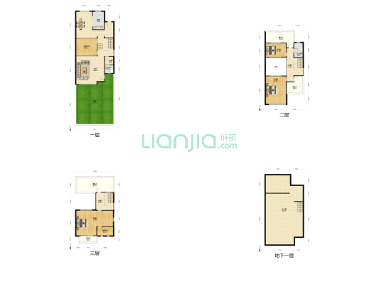 香林水筑 3室1厅2卫 219平方