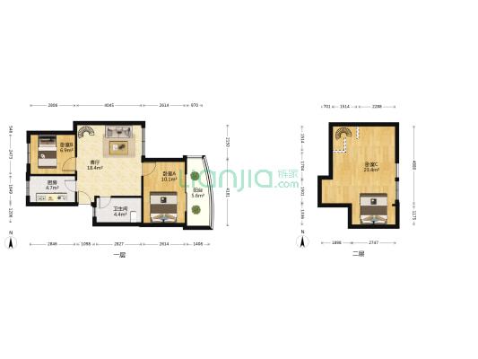顺鑫公寓 3室1厅1卫 63平方