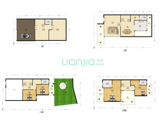 观澜溪谷 4室2厅5卫 378平方