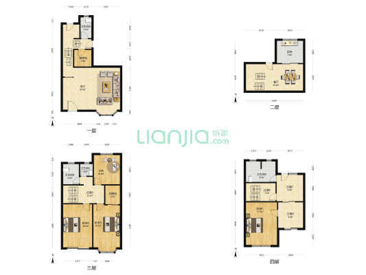 嘉华居(别墅) 4室2厅4卫 275平方
