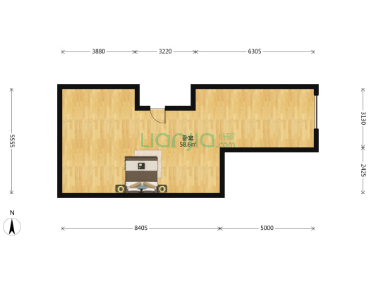 后炉里 1室0厅0卫 82平方