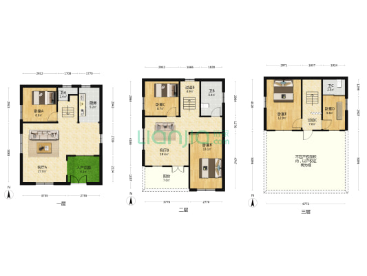 杏坛单家马齐社区 5室2厅3卫 158平方