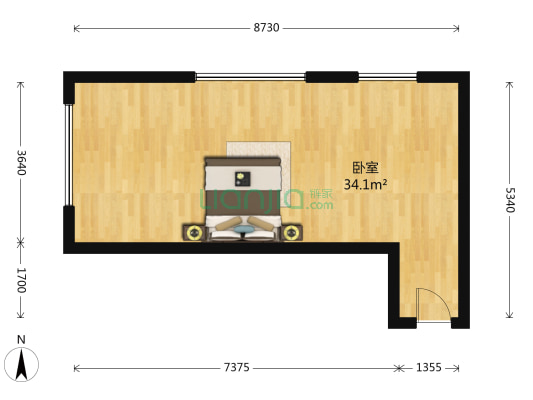 恒大未来城 1室0厅0卫 53平方
