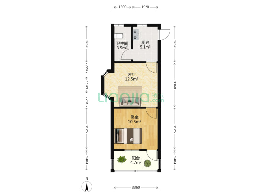 解放三村 1室1厅1卫 0平方