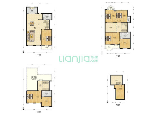 荣德河与墅 6室1厅4卫 253平方