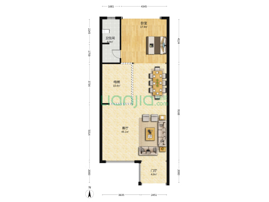 光明碧桂园培文府锦园 1室1厅1卫 169平方