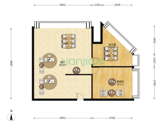 佳兆业ICC 1室1厅0卫 135平方