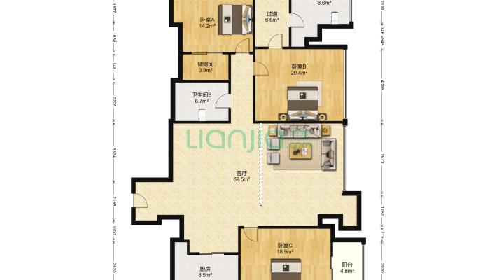 海航荣御二手房实景图