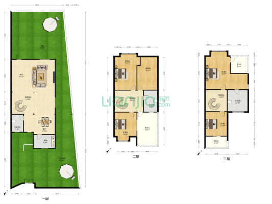 芙蓉古城紫霄园 4室2厅3卫 279平方