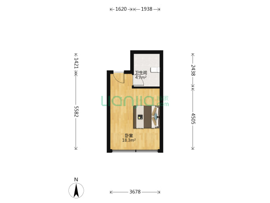 璧铜路300号 1室0厅1卫 0平方