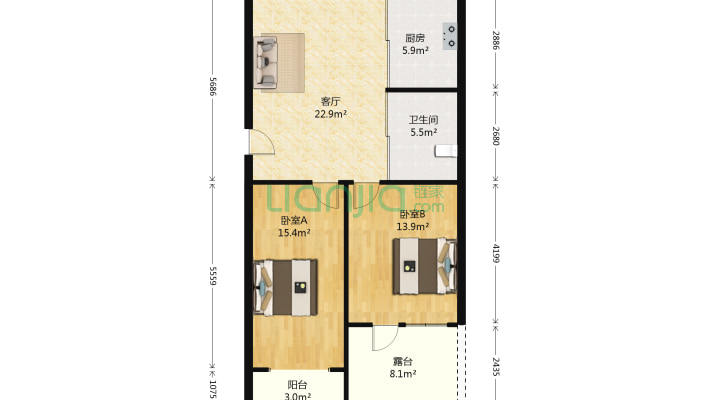 上海嘉园二手房实景图