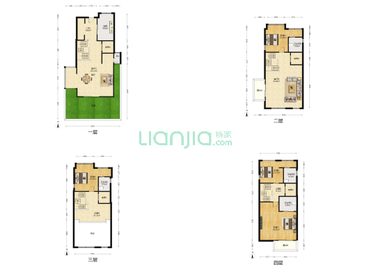 臻水岸苑 4室2厅5卫 422平方