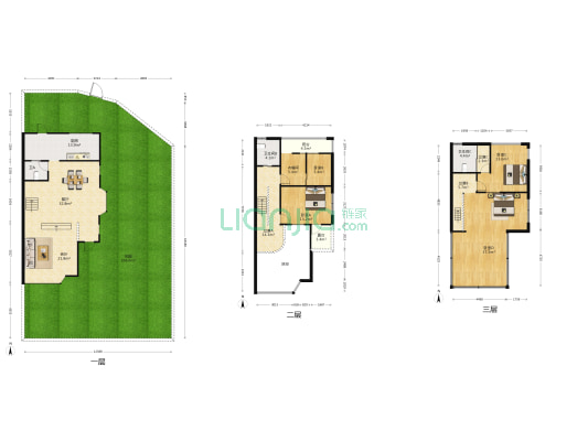 西山别墅 4室2厅3卫 178平方