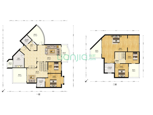 蜀风花园城 5室2厅3卫 209平方