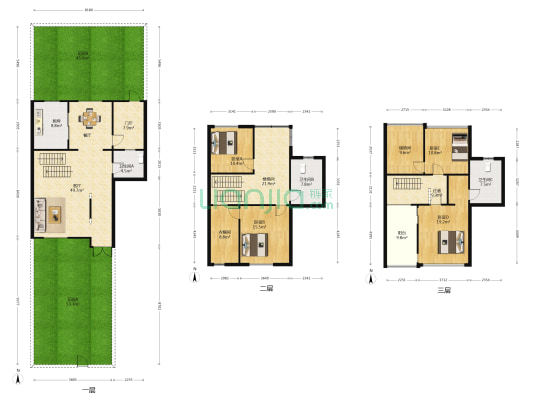 运盛美之国2组团 4室1厅3卫 192平方