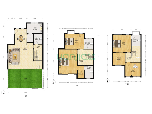 文翔名苑(别墅) 4室1厅4卫 210平方