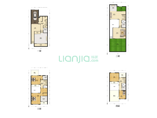 水岸清华 4室2厅5卫 322平方