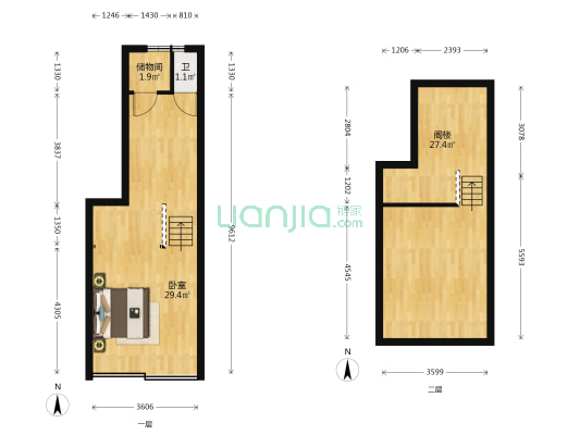 紫薇东路 1室0厅1卫 37平方